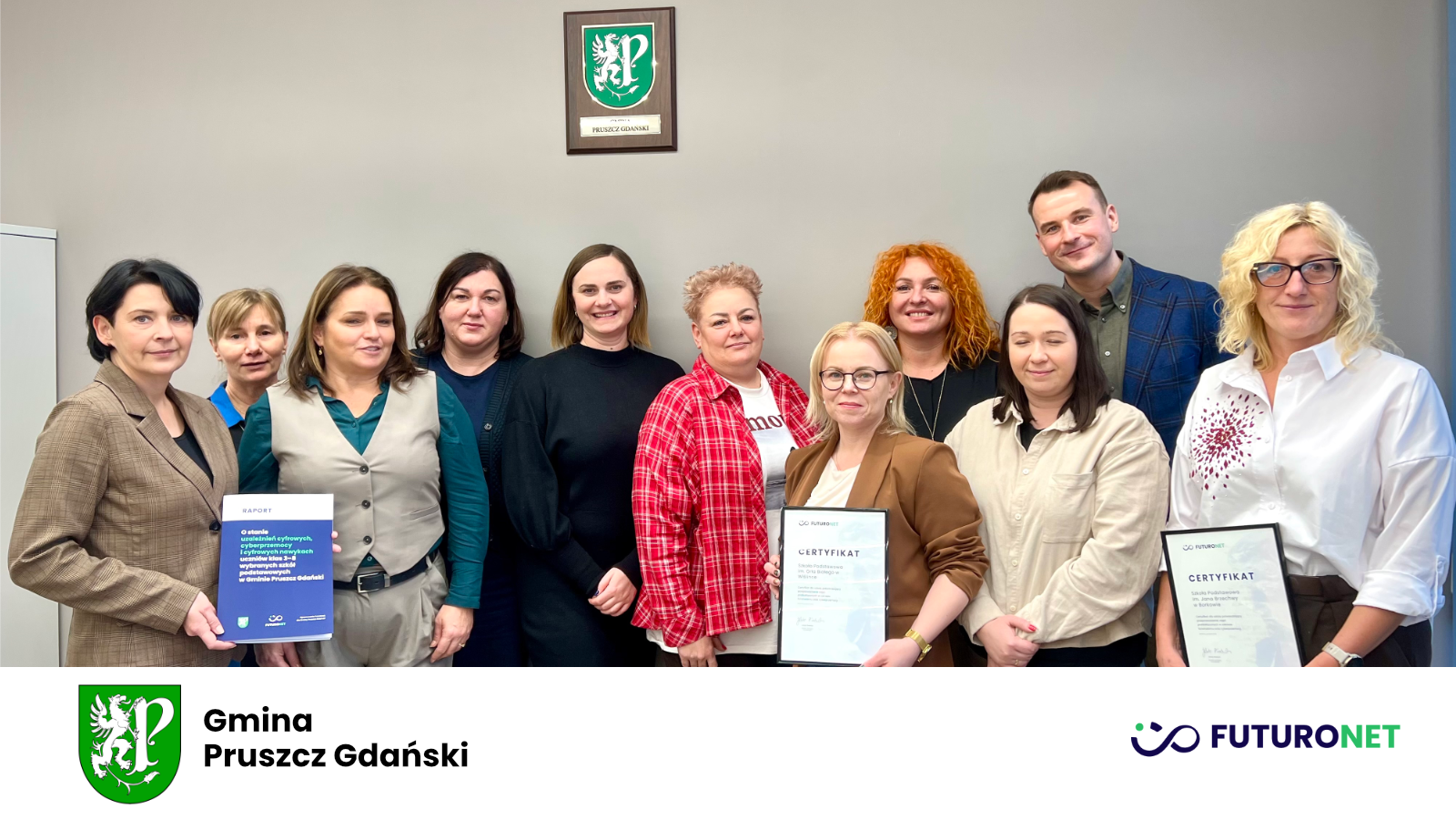 Jakub Płodzich, prezes Futuronetu na spotkaniu z władzami Gminy