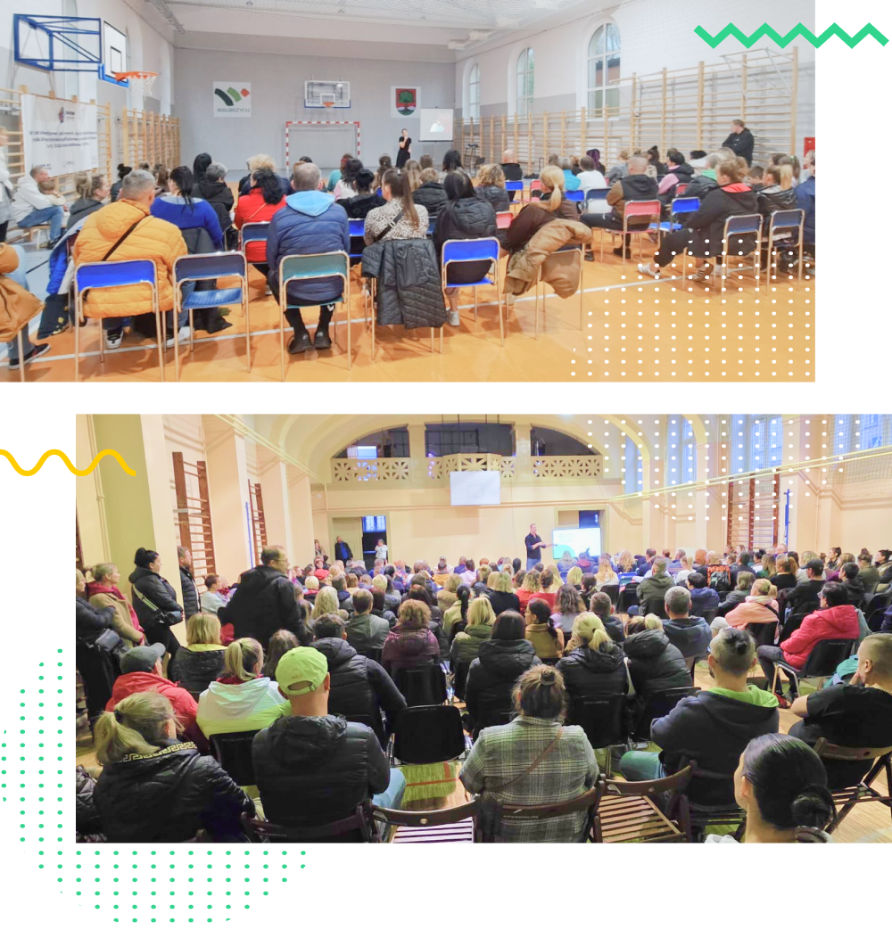 Prezes i pracowniczka Futurone prowadzą zajęcia dla rodziców