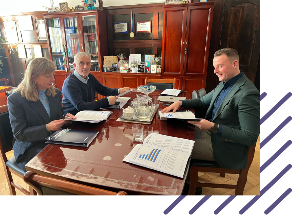 Prezes Jakub Płodzich na spotkaniu z Prezydentem Wałbrzycha