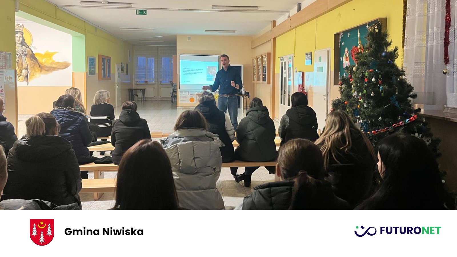 Jakub Płodzich podczas zajęć z rodzicami